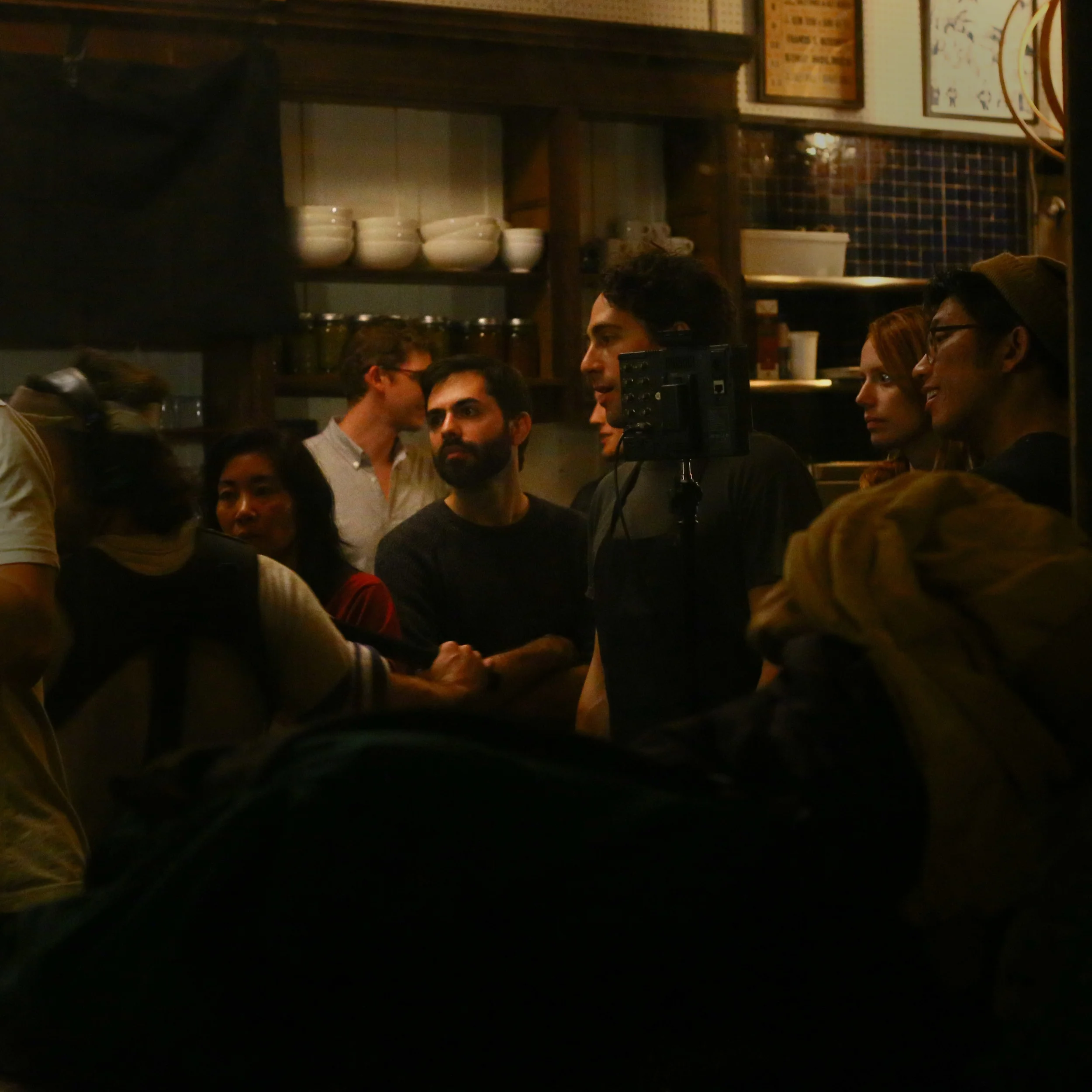 Josh Itzkowitz on set